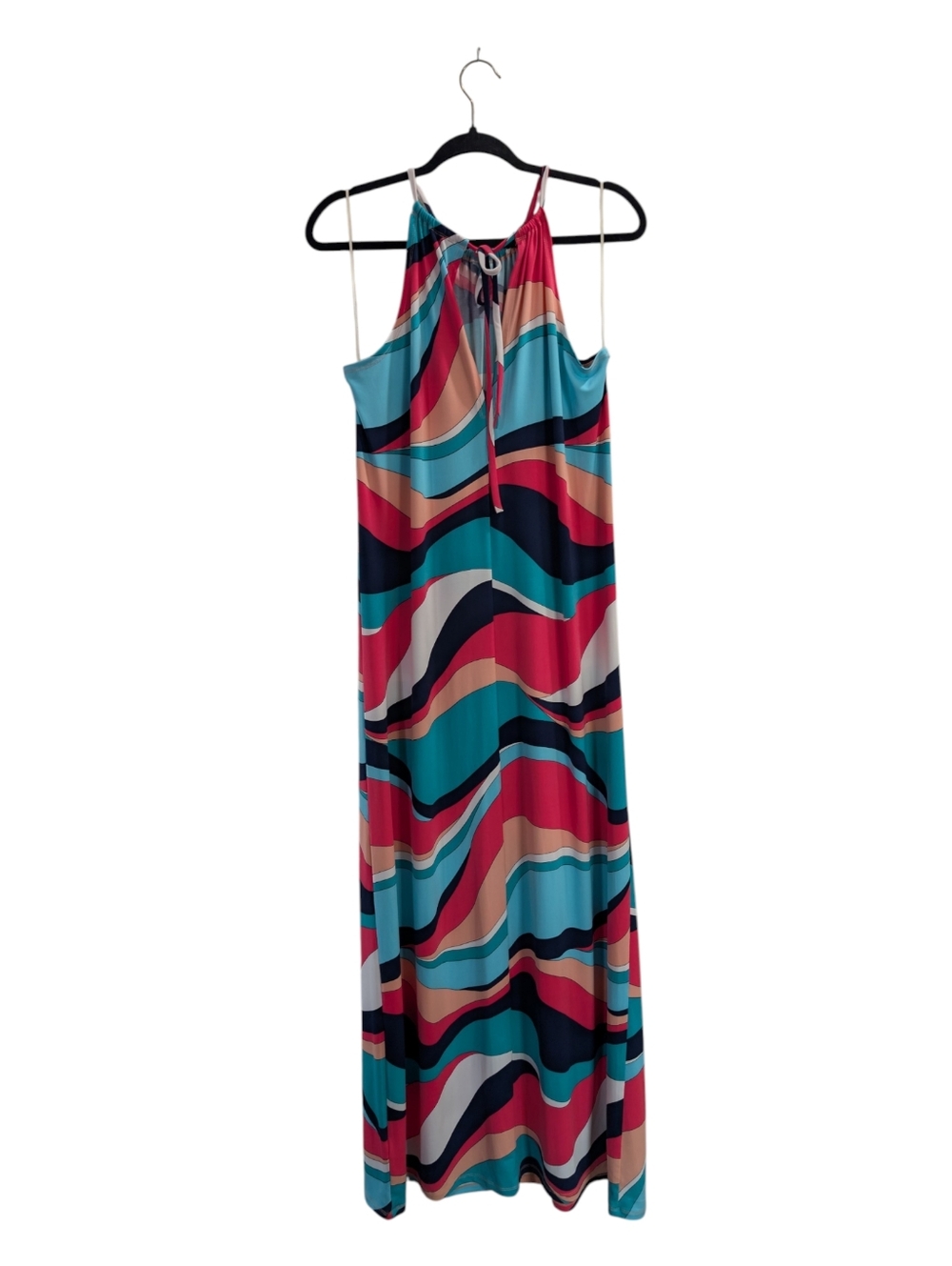 Trina Turk Milian Wave-Print Maxi Dress - Picture 5 of 10